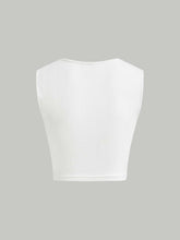Sweetheart Neck Rib-knit Tank Top